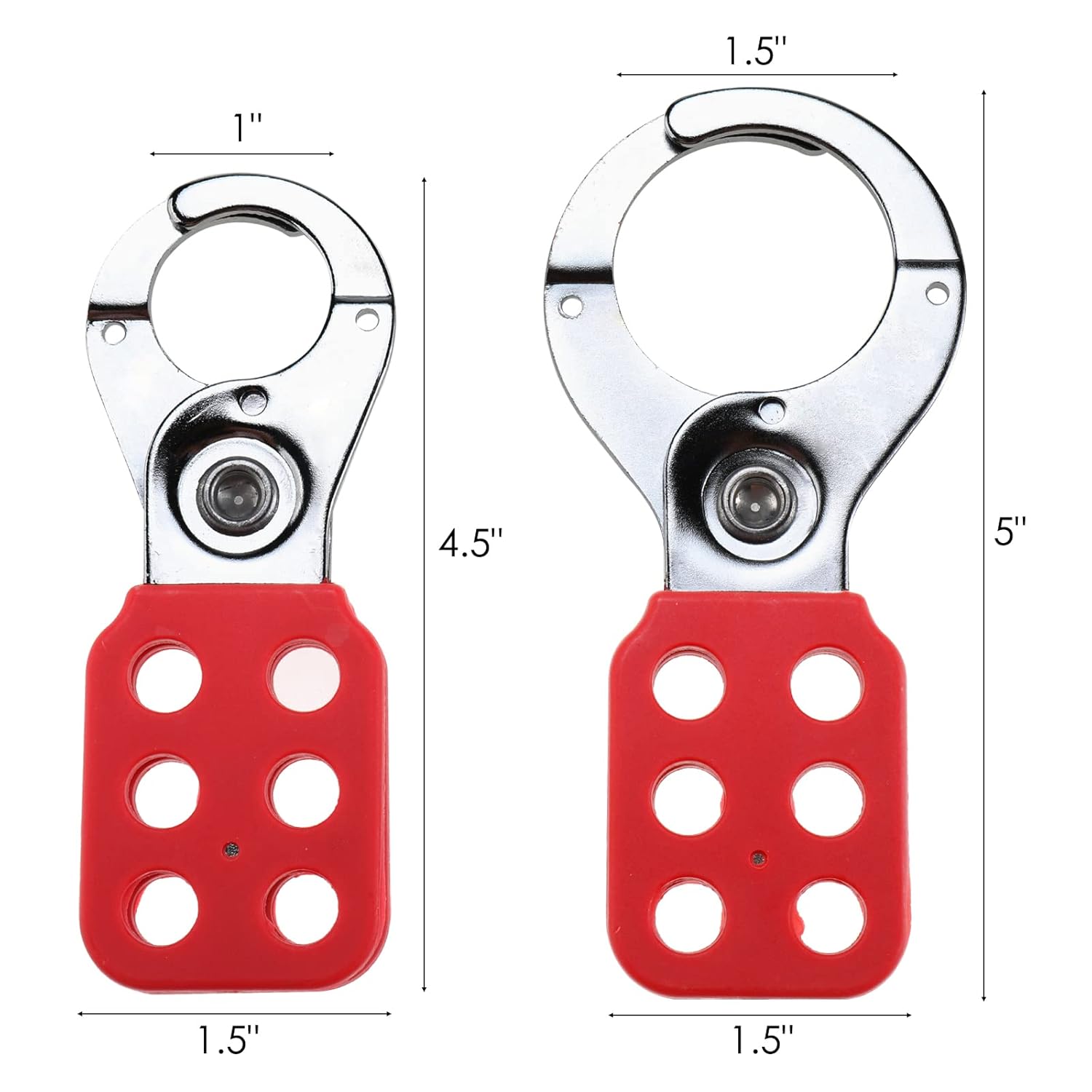 Lockout Tagout Kit with Group Lockout Hasps, Clamp-On Circuit Breaker Lockouts, Loto Tags, Universal Multi-Pole Breaker, Safety Padlocks - 2 Kits with Bag