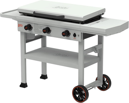 LoCo Cookers 3-Burner SmartTemp Griddle Gas Grill with 36" Flat Top and Prep Area
