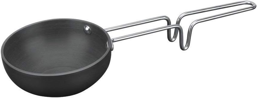 Long Handled Bignay Nonstick Hard Anodized Tadka Pan for Spice Roasting and Vagharia