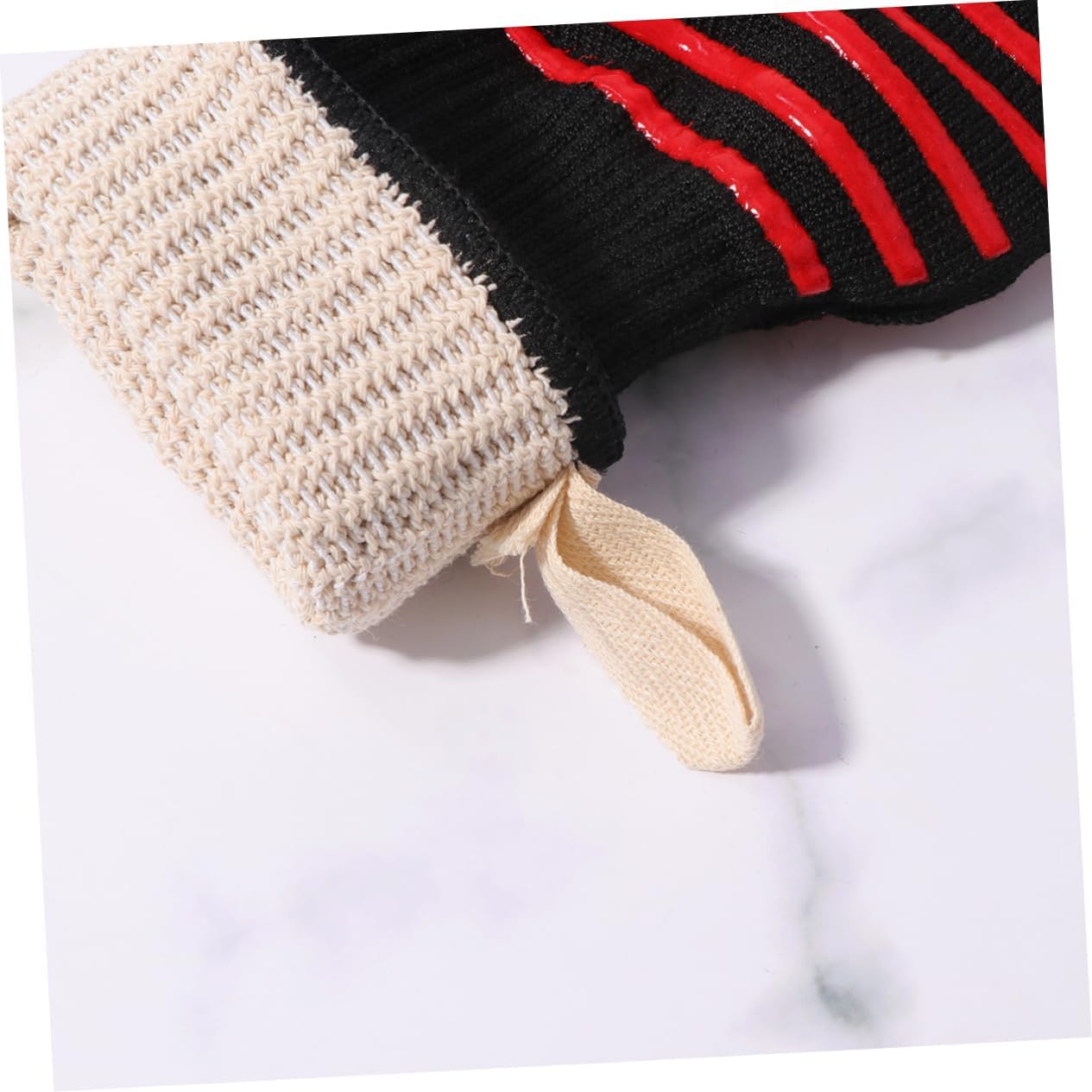 Luxshiny Heat Resistant Microwave Oven Mitt with Fire Preventive Cooking Gloves - Ideal for Baking and Grilling
