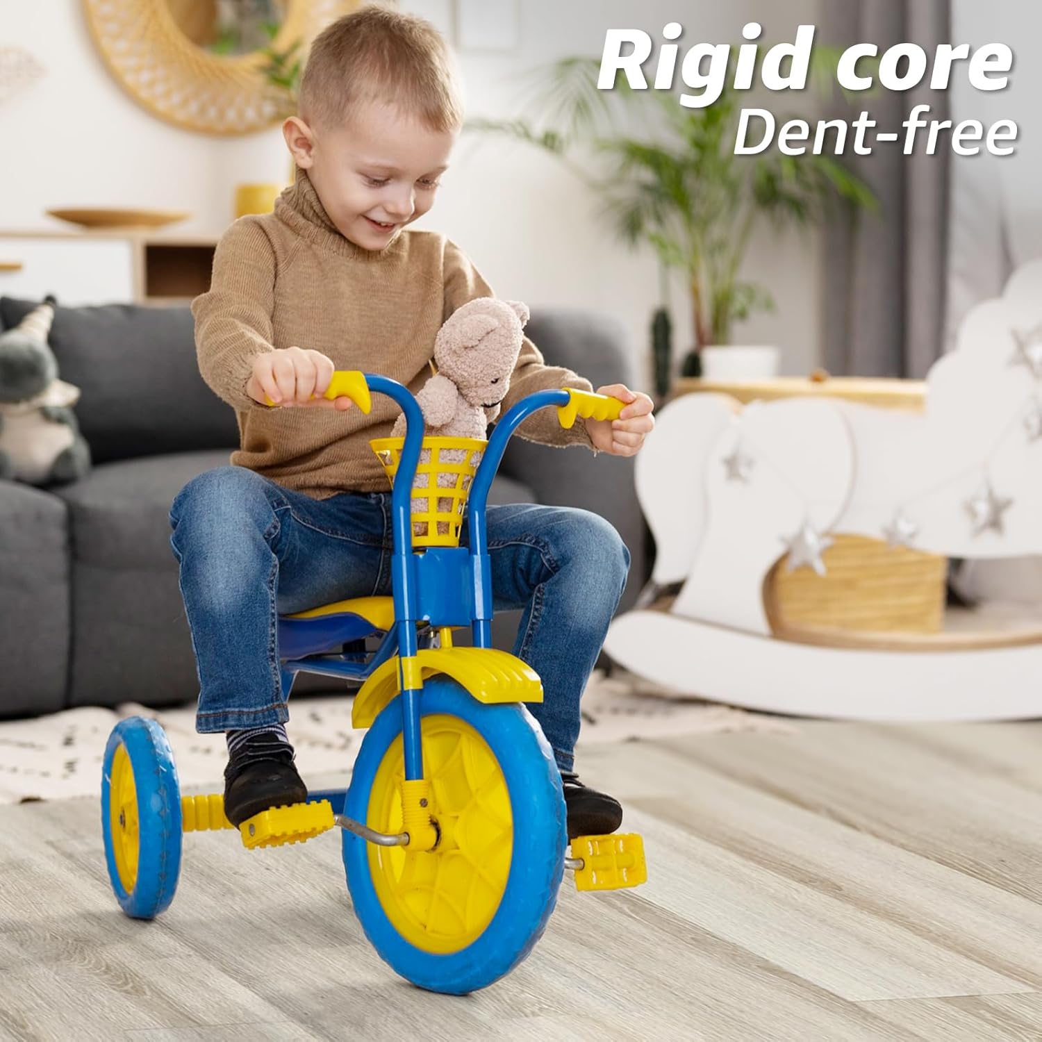 Luxury Vinyl Wood Flooring Plank Tiles for Kitchen and Bathroom - Waterproof, Anti-Slip, Wear-Resistant - 18-Pack, 27 Sq. Ft Coverage