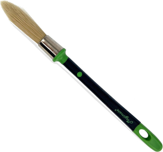 Magimate Small Paint Brush for Touch Ups, Trim Stain Brush - Perfect for Sash, Baseboards, Corners, and Art - 0.6-inch Size