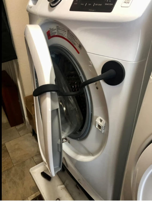Magnetic Front Load Washer Door Holder - Keep Washing Machine Door Open with Flexible Prop - Fits Most Models