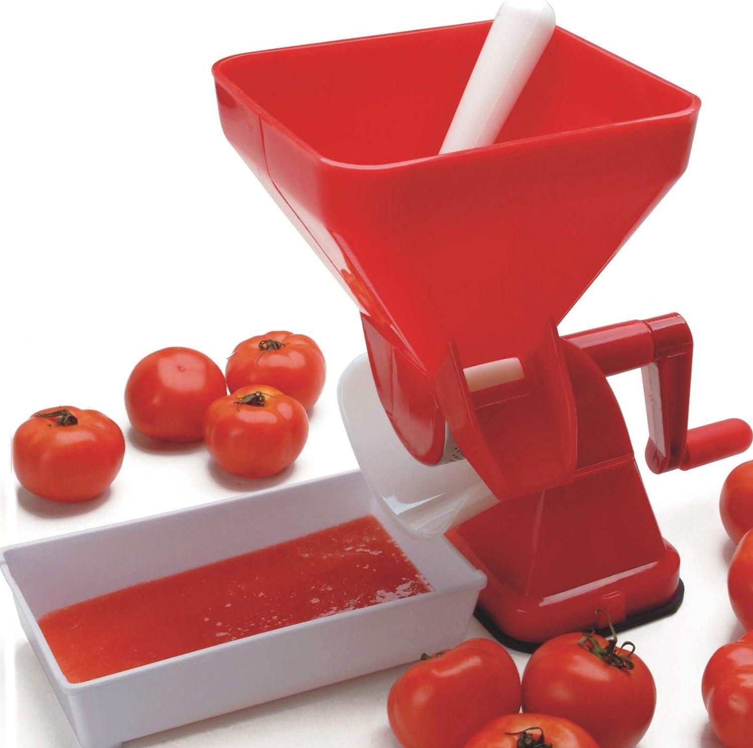 Manual Tomato Juicer Sauce Maker for Canning - Wusdayer Tomato Strainer & Food Mill