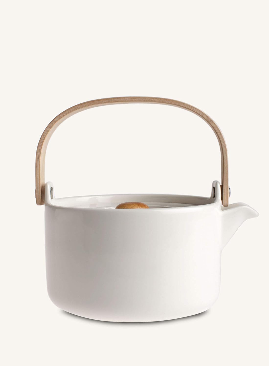 Marimekko Oiva Teapot in White - Japanese Import