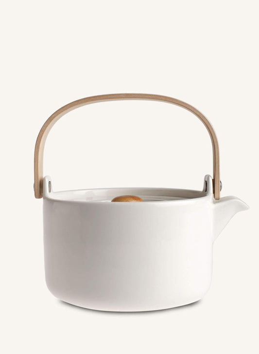 Marimekko Oiva Teapot in White - Japanese Import