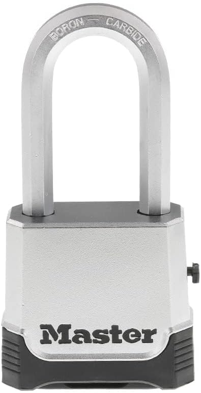 Master Lock M176XDLH Heavy Duty Outdoor Combination Lock - Set Your Own Code, Silver - 1 Pack - WildKart