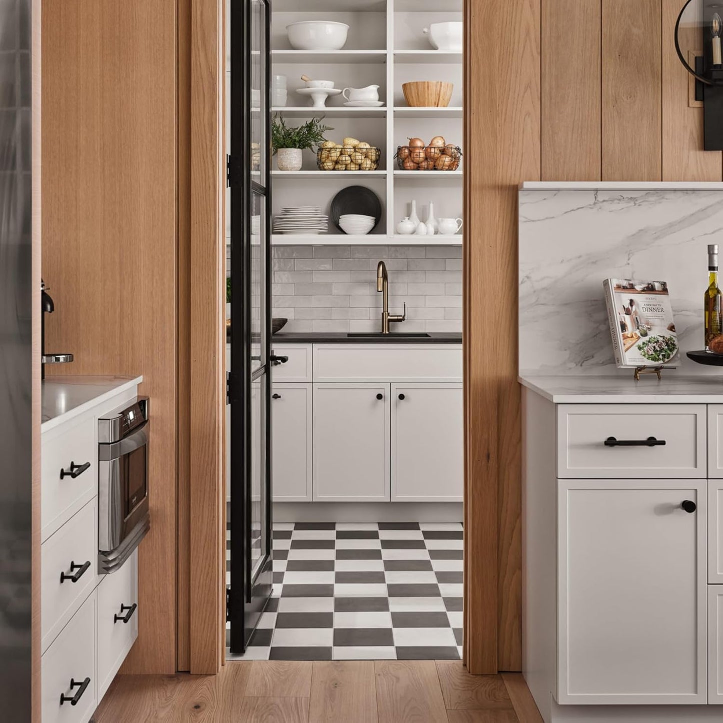 Matte Black Solid Brass Lever Passage Door Handle for Hallway & Closet - Hardware Soho Model