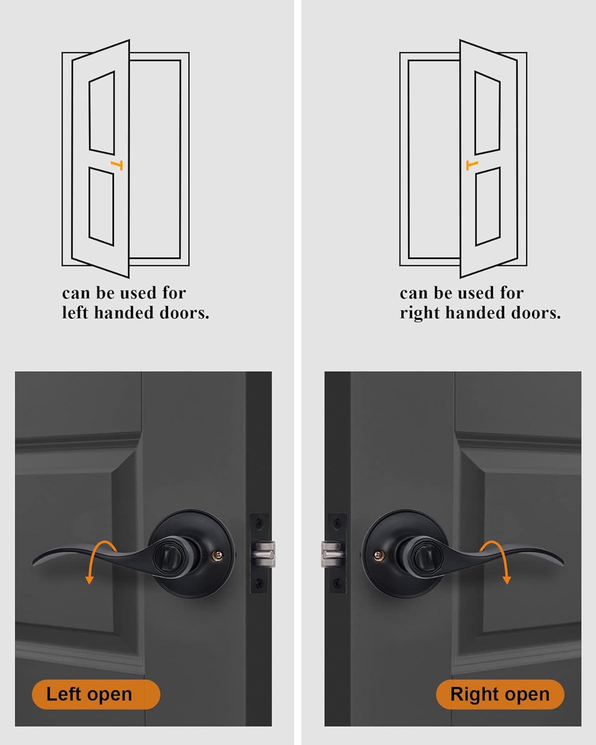 Matte Finished Front Door Lever Lockset and Deadbolt Combination Set with Keyed Alike Feature