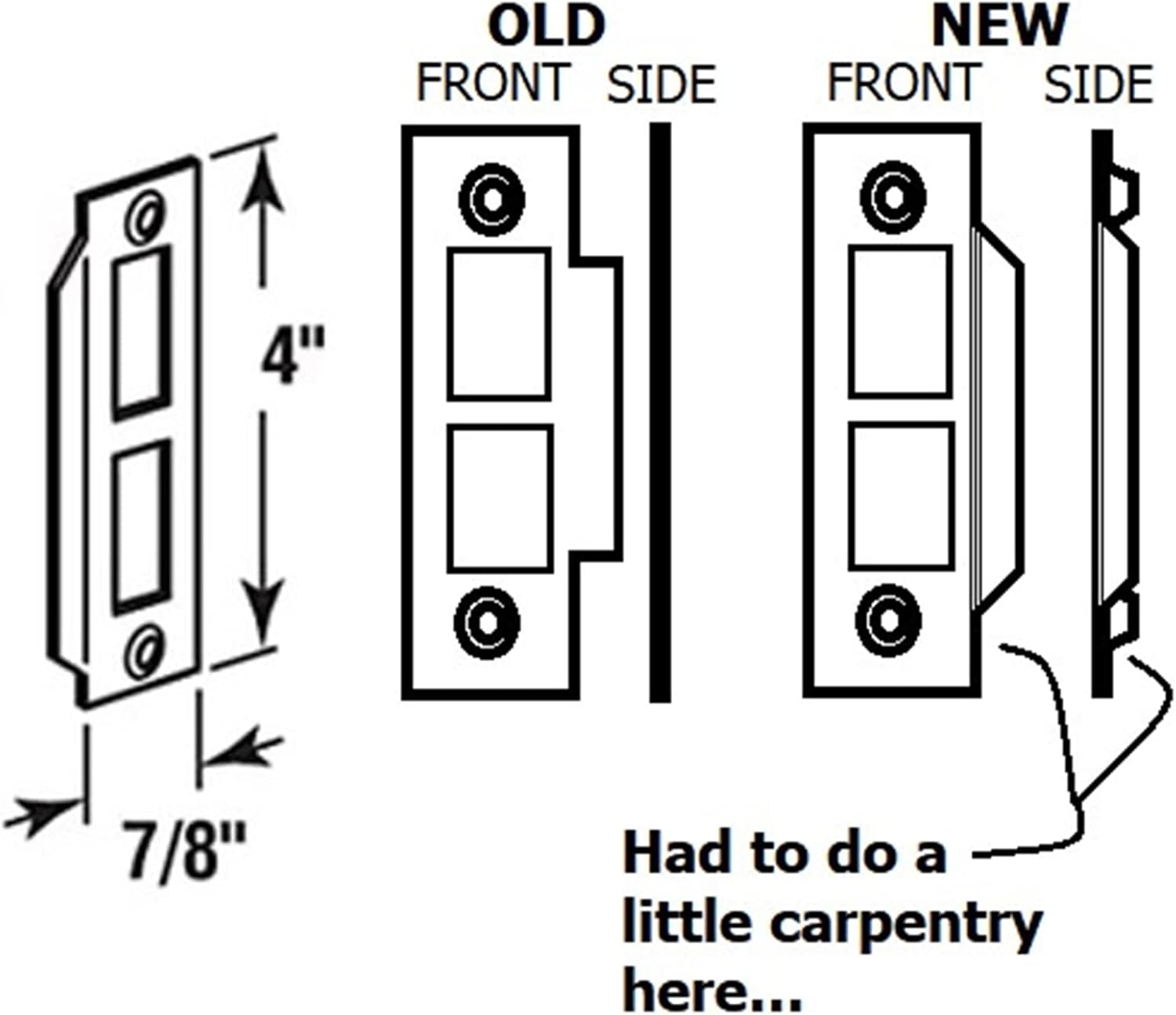 MaxxGeek Mortise Keyed Lock Set with Classic Knobs, Ideal for Antique Door Knob Replacement, Fits 1-3/8 in.-1-3/4 in. Interior Doors, Oil Rubbed Bronze, 4 Pack