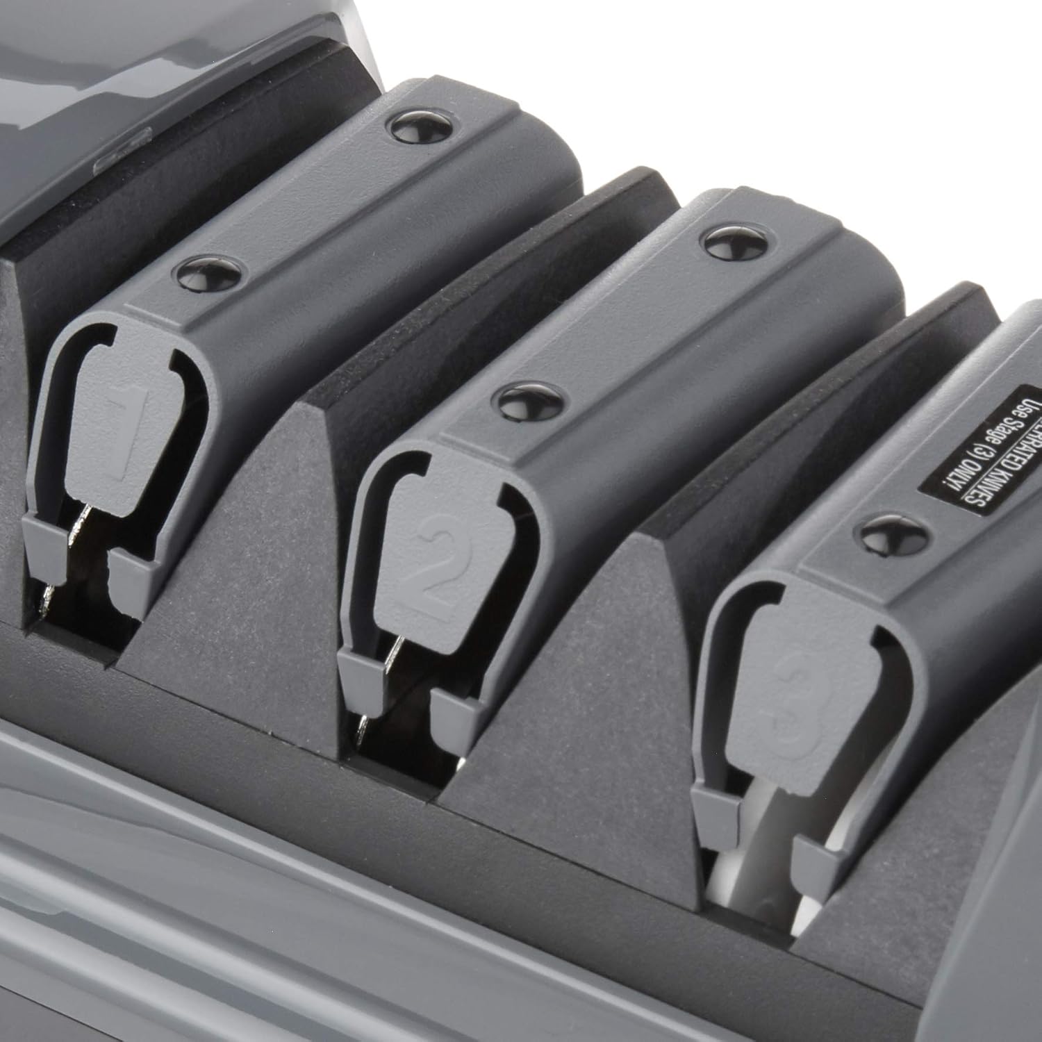 Mercer Culinary Electric Knife Sharpener with Triple Diamond 3-Stage Sharpening System