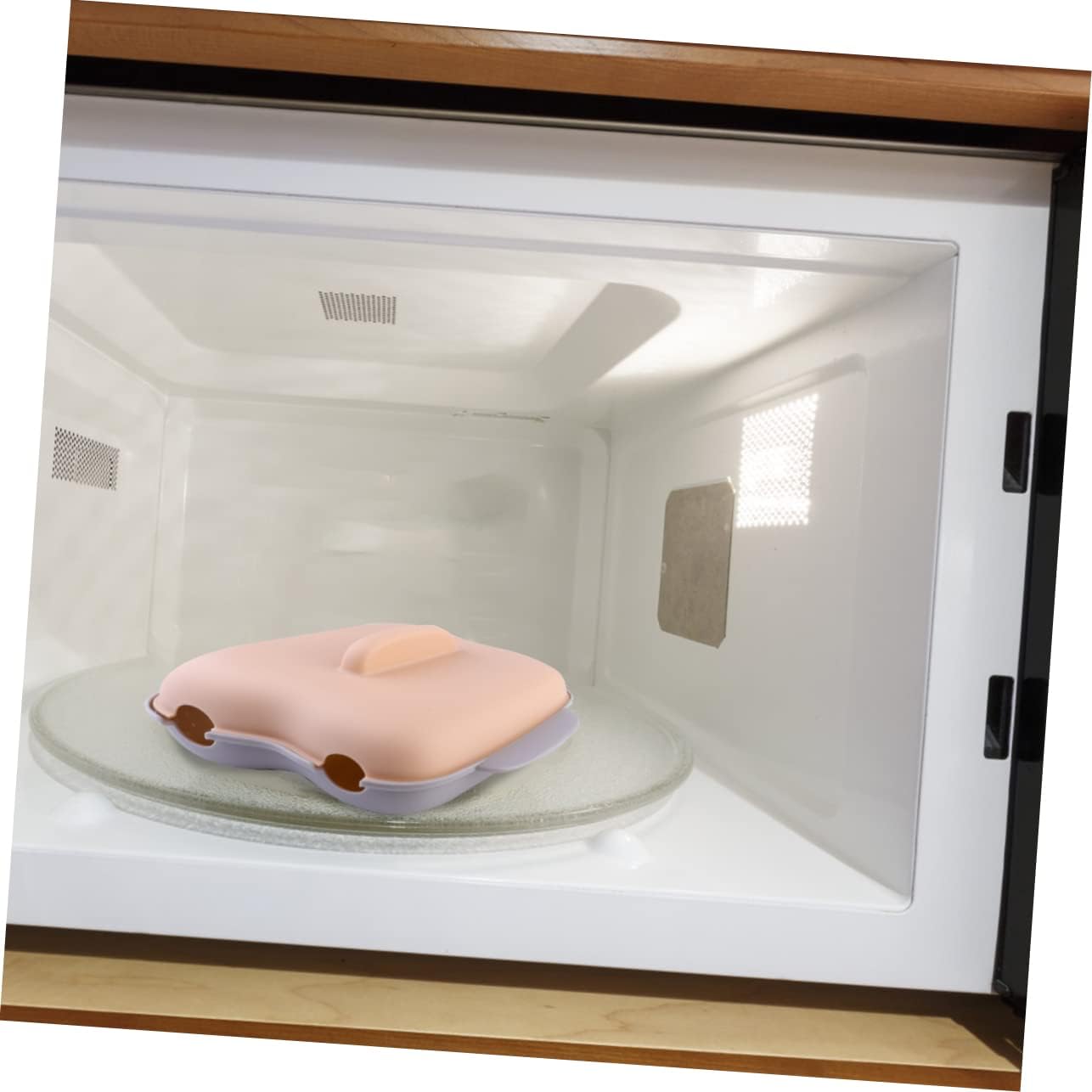 Microwave Corn Steamer with Dual Caves - Easy to Clean and Heat-Resistant