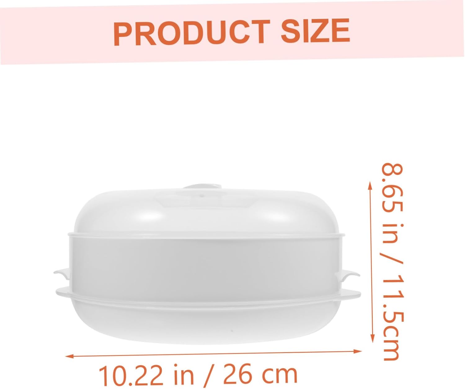 Microwave Steamer with Lid Vent for Even Heating - Ideal for Cooking Food and Vegetables in Household Kitchen