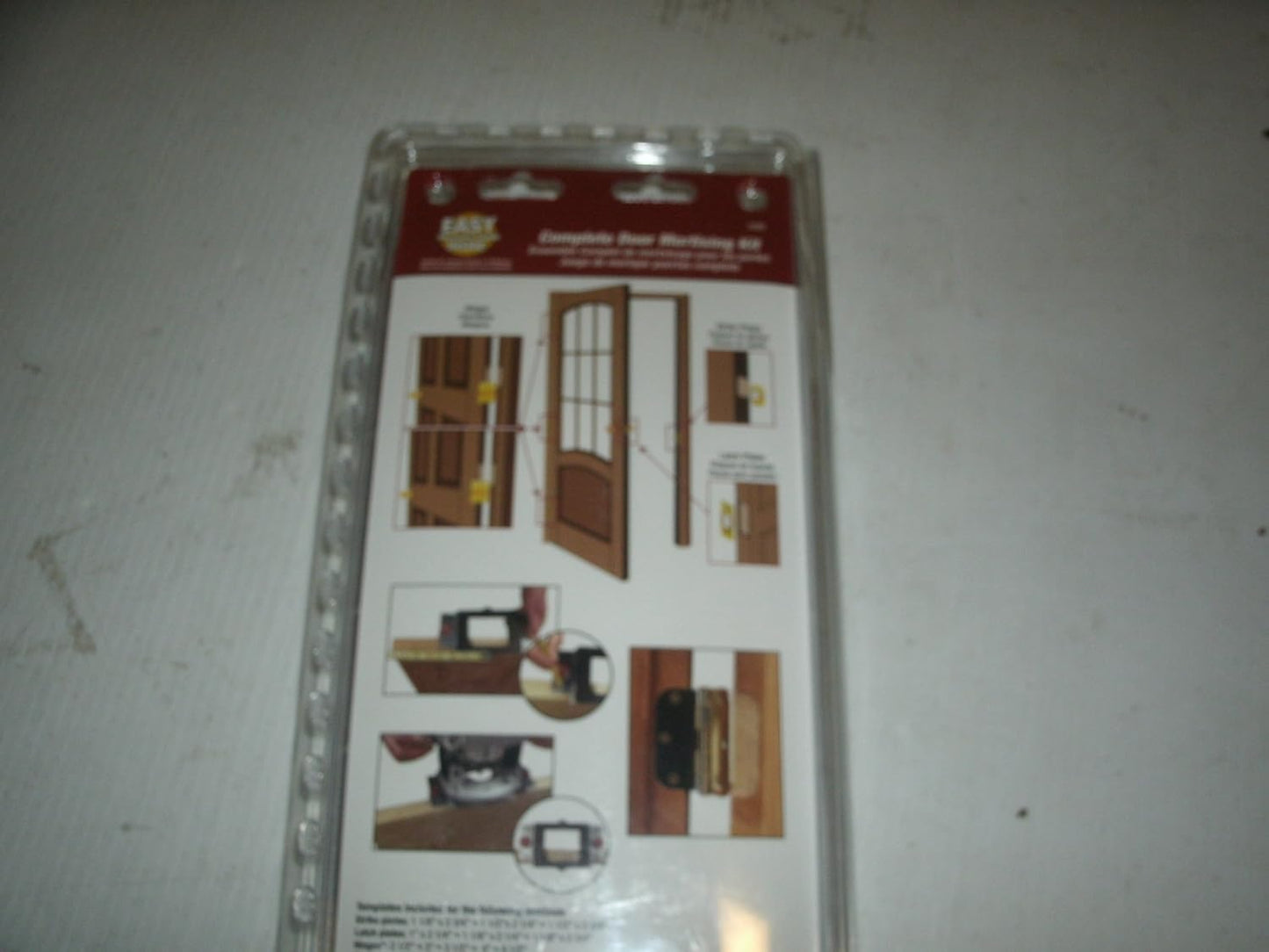 Milescraft 1220 Hinge Mate350 - Complete Installation Kit for 1-3/8in & 1-3/4in Doors - Cut Mortises on Doors, Jambs, Latches, Strike Plates - Includes Hardware for 2-1/2in to 4.5in Hinges