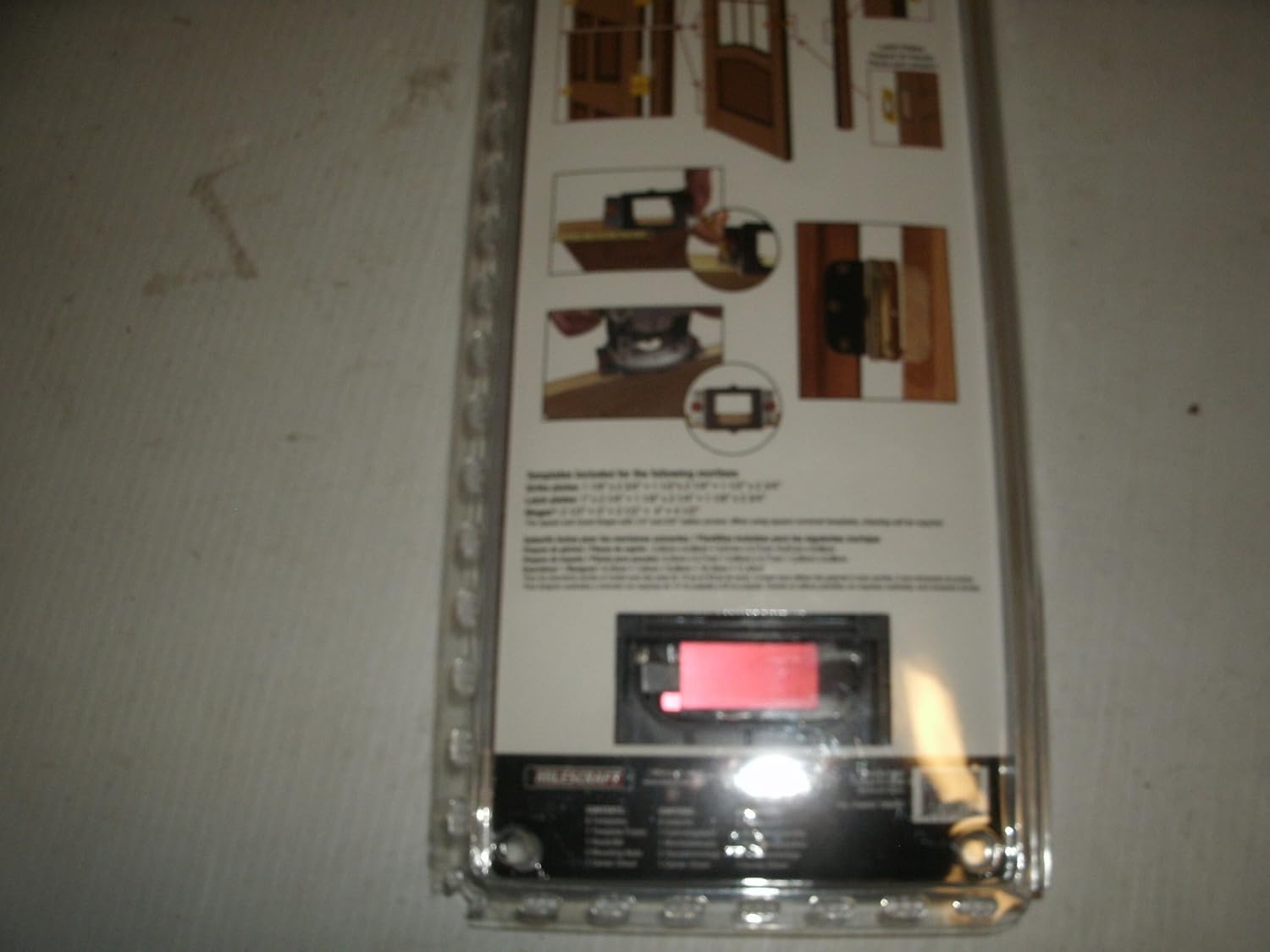 Milescraft 1220 Hinge Mate350 - Complete Installation Kit for 1-3/8in & 1-3/4in Doors - Cut Mortises on Doors, Jambs, Latches, Strike Plates - Includes Hardware for 2-1/2in to 4.5in Hinges