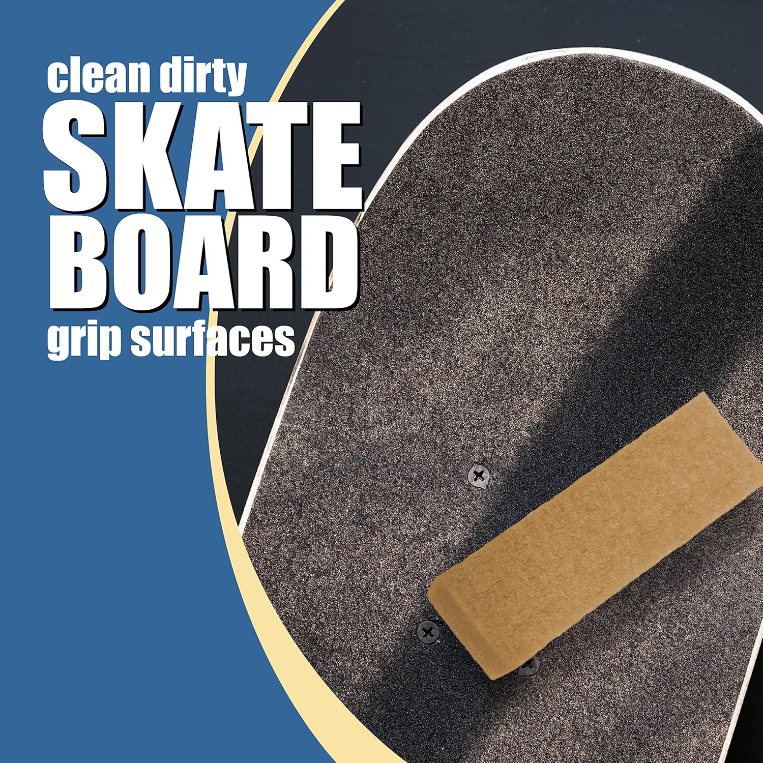 Mini Natural Rubber Skateboard Grip Tape Cleaning Stick for Carpentry Crafts - Peachtree Woodworking Supply