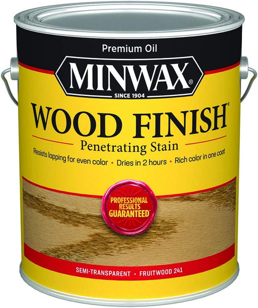 Minwax 71010 Fruitwood Wood Finish Penetrating Oil-Based Wood Stain - 1 Gallon Size