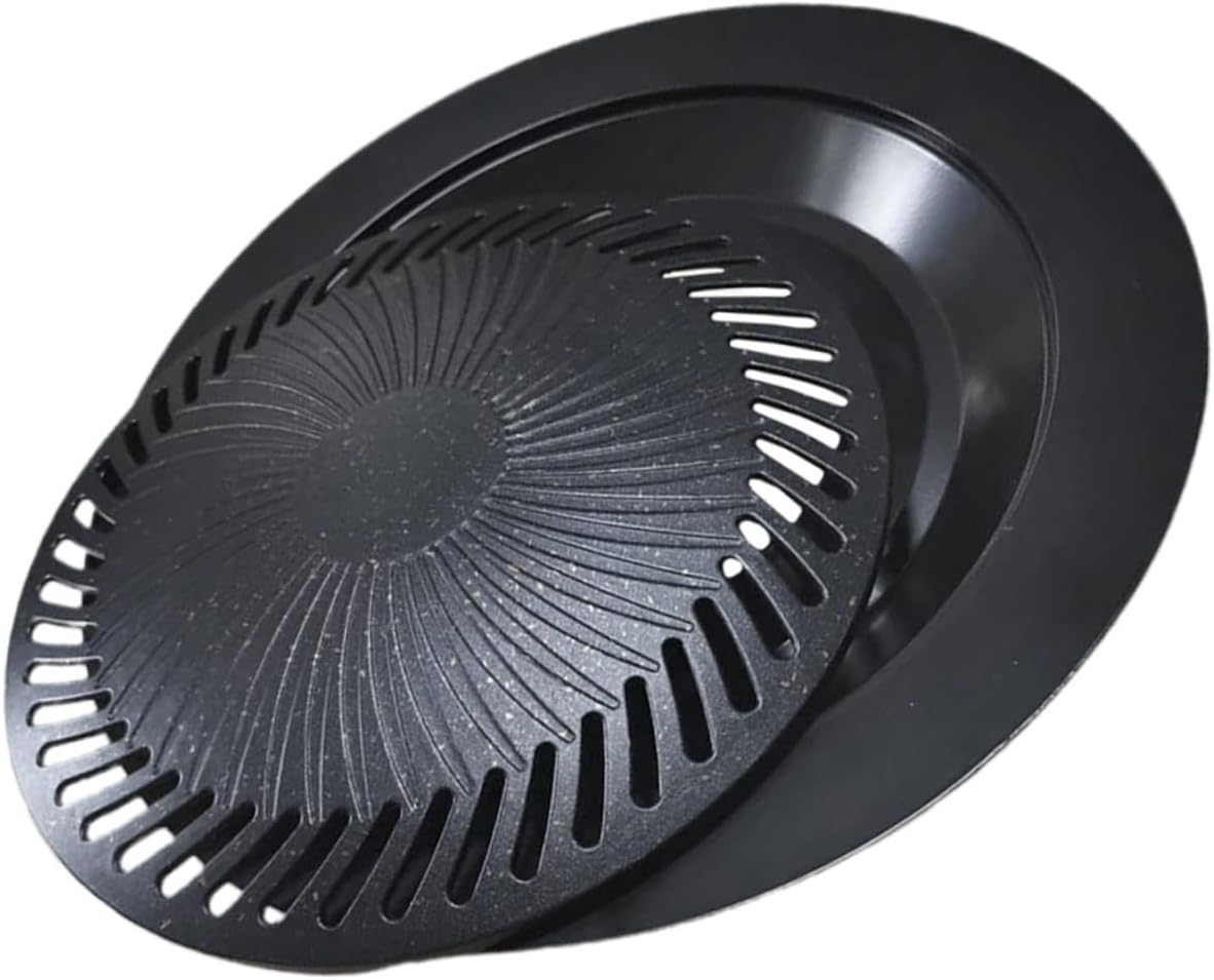 MOBUTOFU Non-Stick BBQ Grill Pan Set for Outdoor Grilling and Camping - Barbecue Accessories for Meat and Vegetables