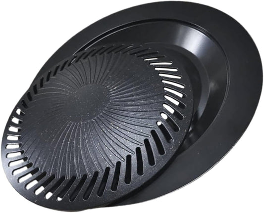 MOBUTOFU Non-Stick BBQ Grill Pan Set for Outdoor Grilling and Camping - Barbecue Accessories for Meat and Vegetables