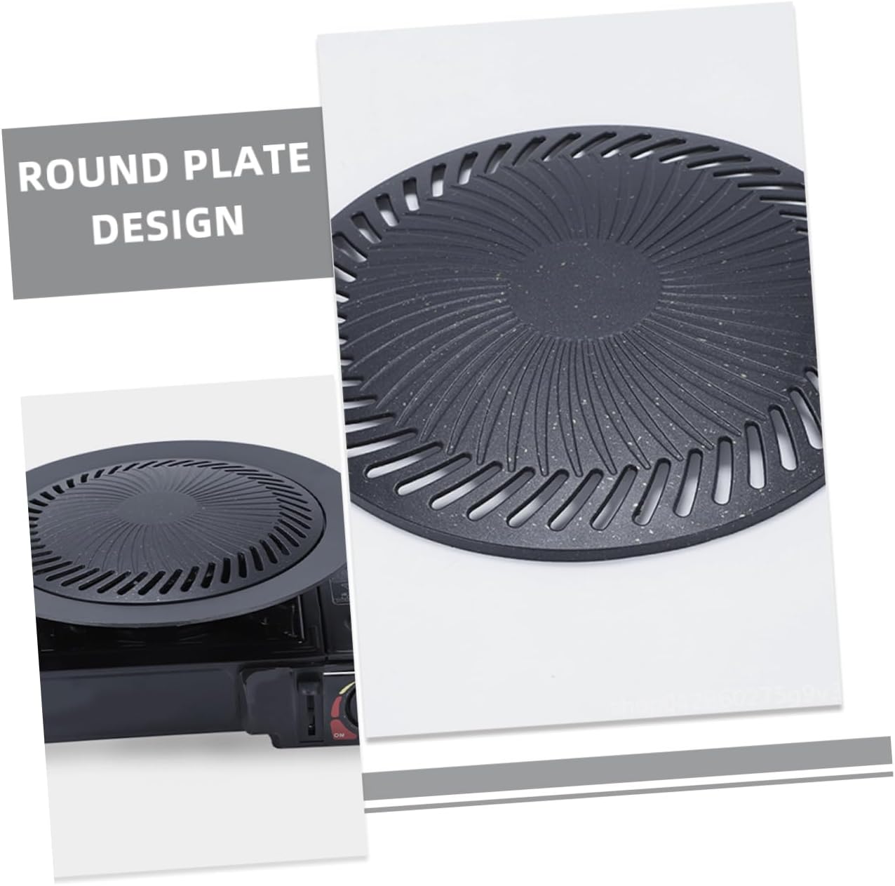 MOBUTOFU Non-Stick BBQ Grill Pan Set for Outdoor Grilling and Camping - Barbecue Accessories for Meat and Vegetables