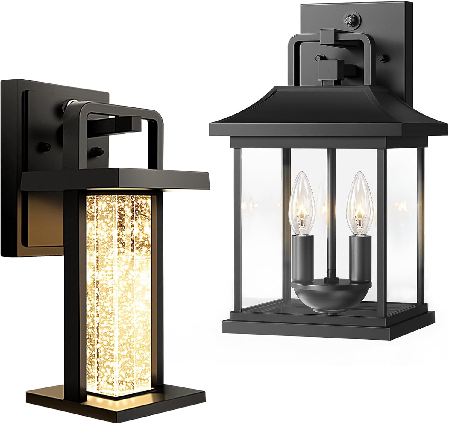 Modern Outdoor Wall Light Fixture with OYKYOHEI Design