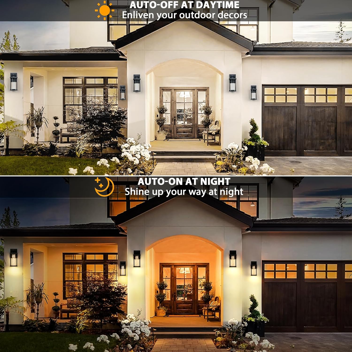 Modern Outdoor Wall Light Fixture with OYKYOHEI Design