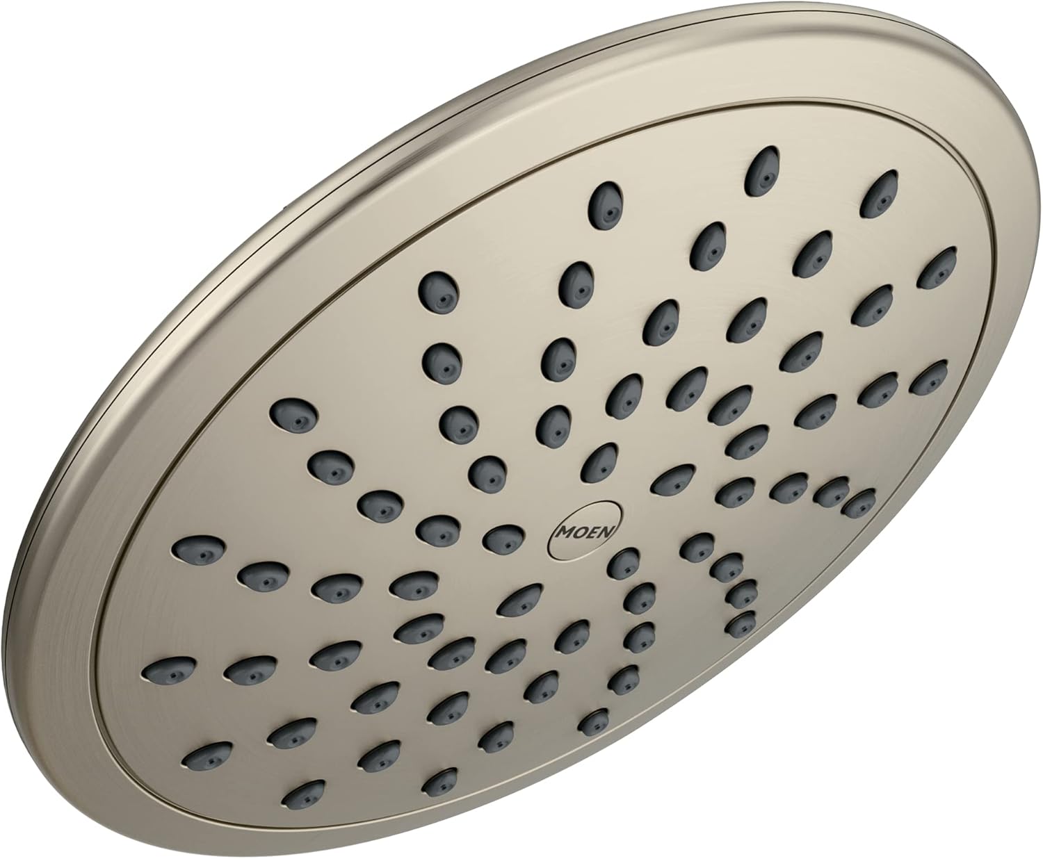 Moen 6345BN Collection 8-Inch Round Rainshower Showerhead, Brushed Nickel Finish, 2.5 GPM Flow Rate