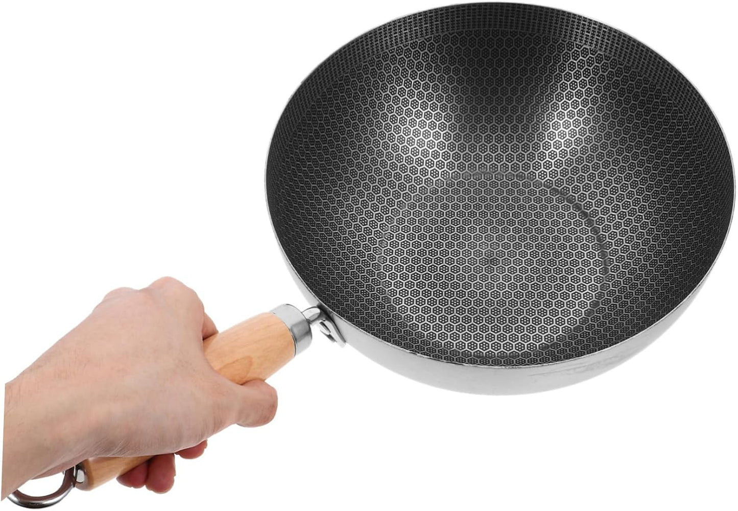 Multi-Functional Nonstick Honeycomb Frying Pan Set for Gas Stove and Induction Cooktops