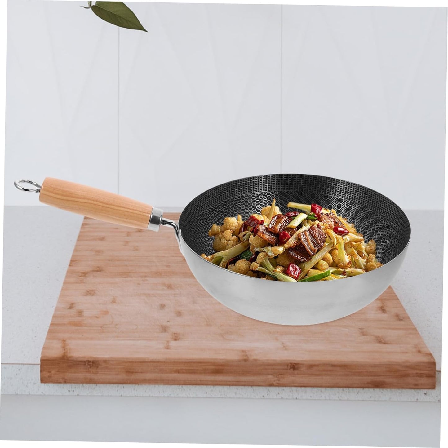 Multi-Functional Nonstick Honeycomb Frying Pan Set for Gas Stove and Induction Cooktops