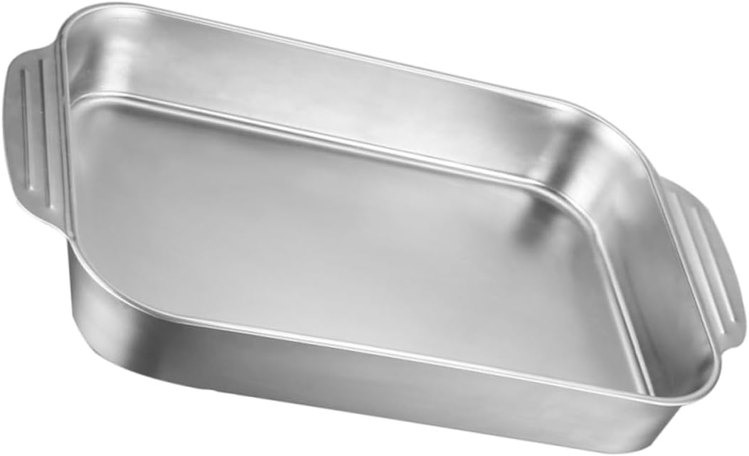 Multi-Purpose Double Handle Fish Steaming Plate for Kitchen Use - Ideal for Serving, Grilling, and Cooking for 1-2 Persons