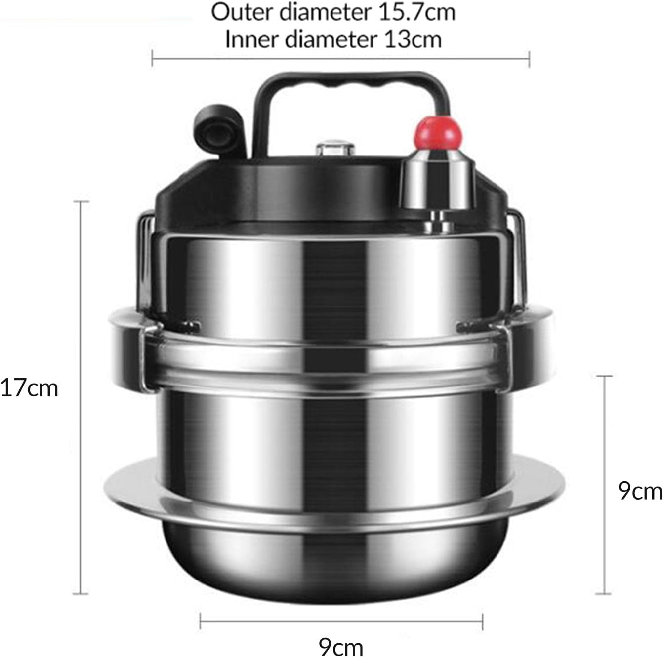 Multifunctional Nonstick Pressure Cooker Pot for Kitchen, Household, Camping - KLKCMS Pressure Canner