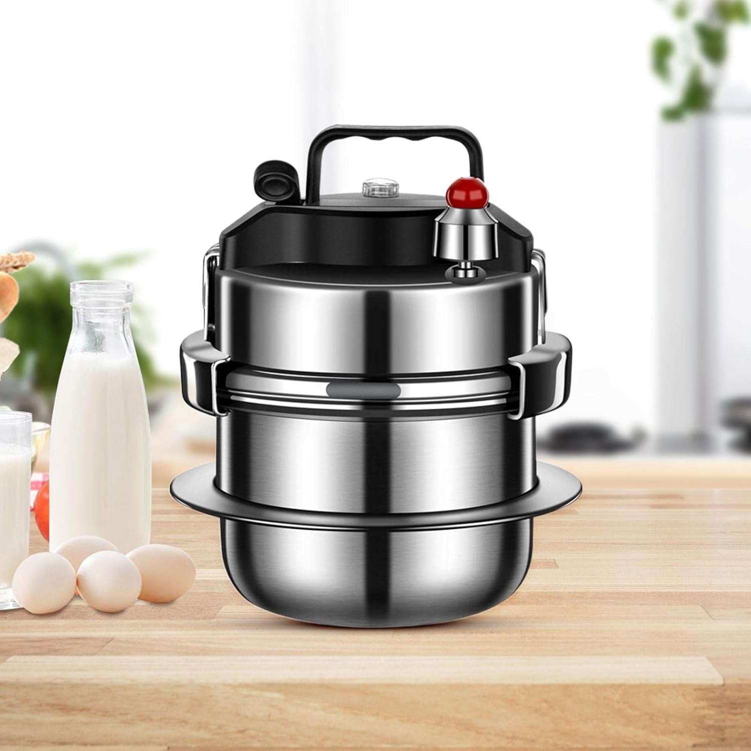 Multifunctional Nonstick Pressure Cooker Pot for Kitchen, Household, Camping - KLKCMS Pressure Canner