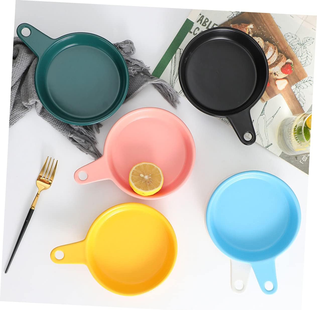 Multipurpose CIYODO Nordic Baking Tray with Handle - Ideal for Bread, Casseroles, and Cheesy Dishes - Home Baking Essential