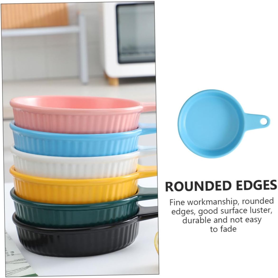 Multipurpose CIYODO Nordic Baking Tray with Handle - Ideal for Bread, Casseroles, and Cheesy Dishes - Home Baking Essential