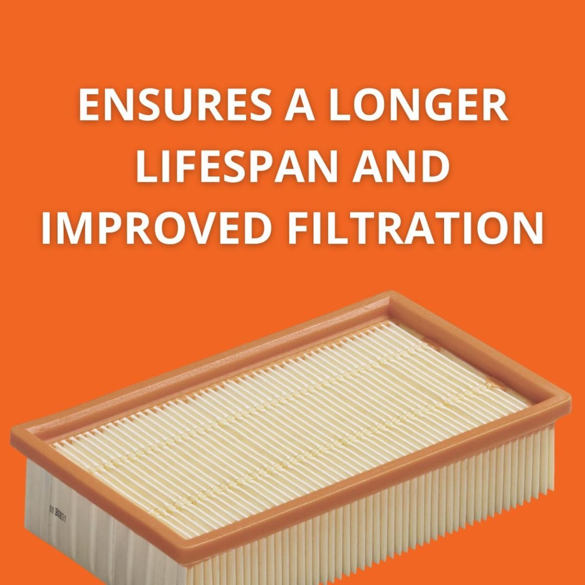 Nano-Coated Fein Flat Pleated Dust Extractor for Turbo I & II - 31345012010