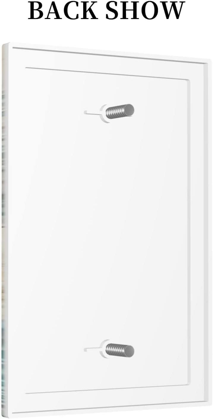 Nautical Seahorse 1 Gang Light Switch Cover Wall Plate Decorative for Kitchen Bathroom Living Room Home Decor