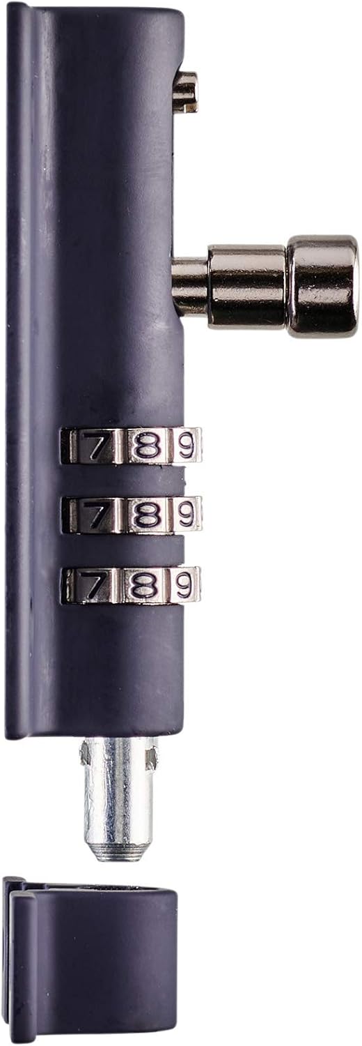 Navy Blue High Security Combination Bolt Lock for Home & Garages - Weatherproof Tamper Proof Slide Bolt - Squire Combi3 (92mm)
