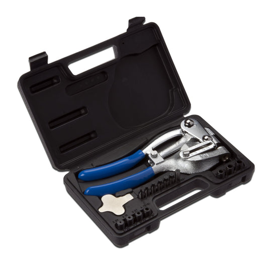 Neiko 02612A Cr-V Hand Held Power Punch Kit for Sheet Metal, 3/32" x 9/32" Punch Size