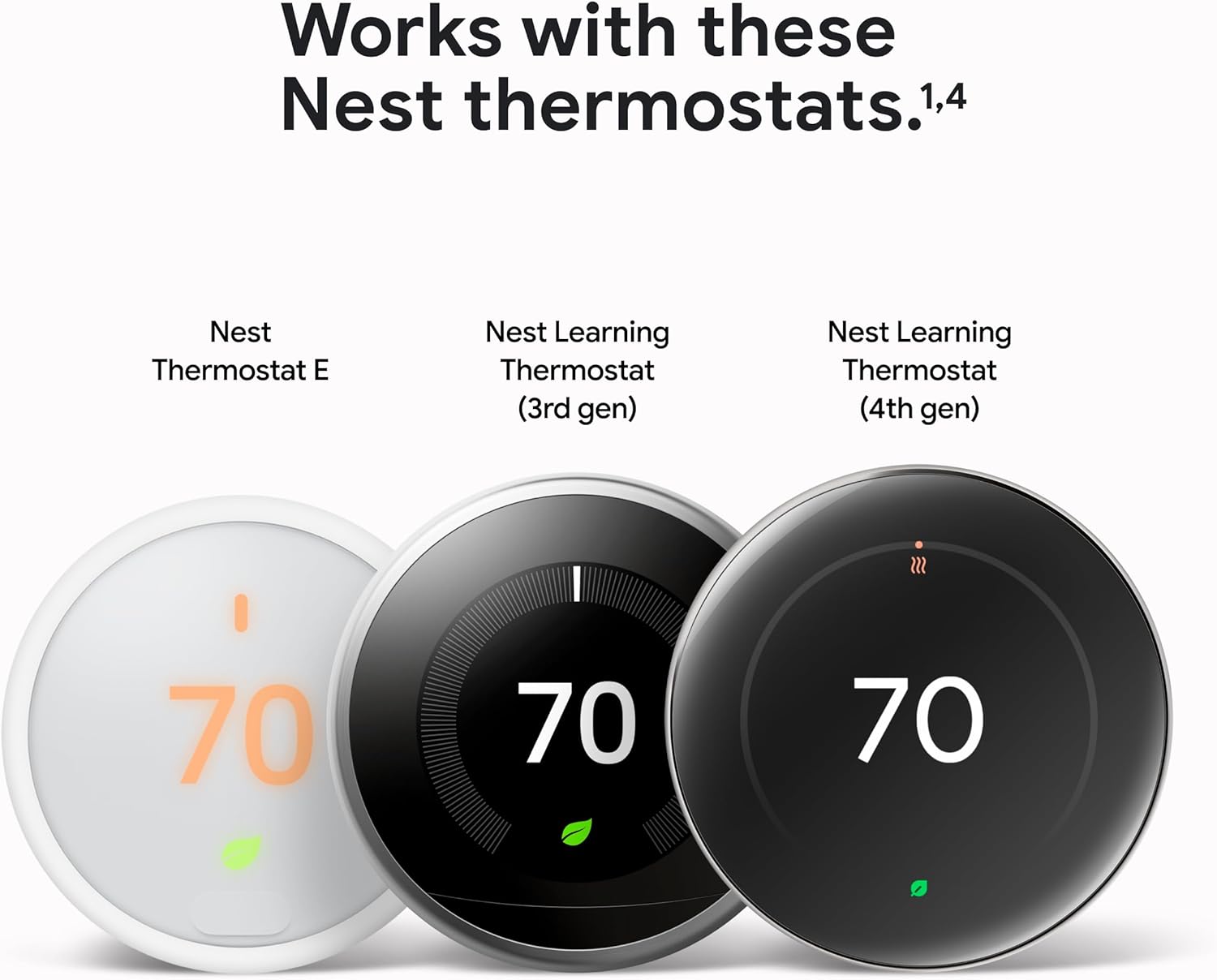 Nest Temperature Sensor (2nd Gen) - Room Comfort Sensor for Nest Learning Thermostat - Works with 3rd/4th Gen and Nest Thermostat E