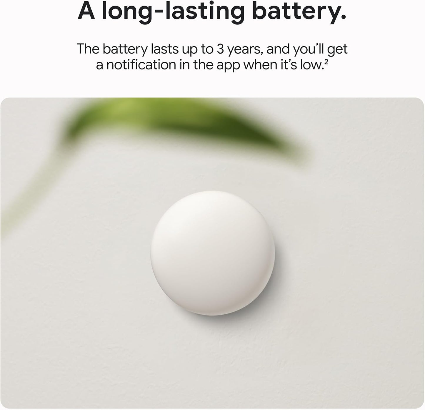Nest Temperature Sensor (2nd Gen) - Room Comfort Sensor for Nest Learning Thermostat - Works with 3rd/4th Gen and Nest Thermostat E