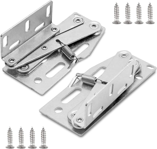Nickel Plated Steel Scissor Hinges for Kitchen Sink Tip Out Tray Organizer & Bathroom Cabinet