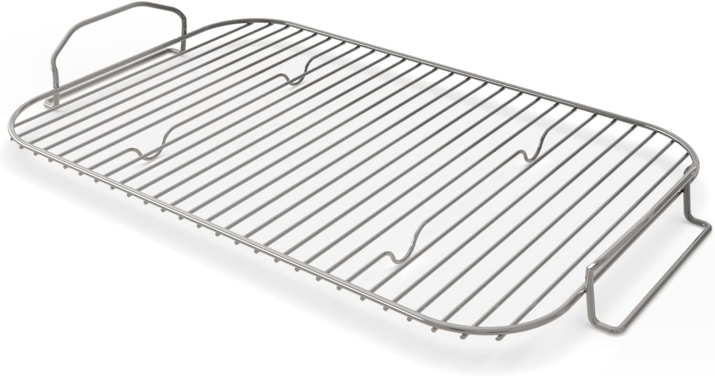 Ninja Woodfire Premium Griddle Plate, Large Grease Tray Liners, Roast & Smoke Rack Set