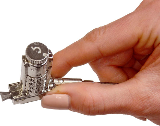 Noble Locks TZ07TNR Compact Non Resettable Combination Wedge Lock - Secure Your Device with Ease