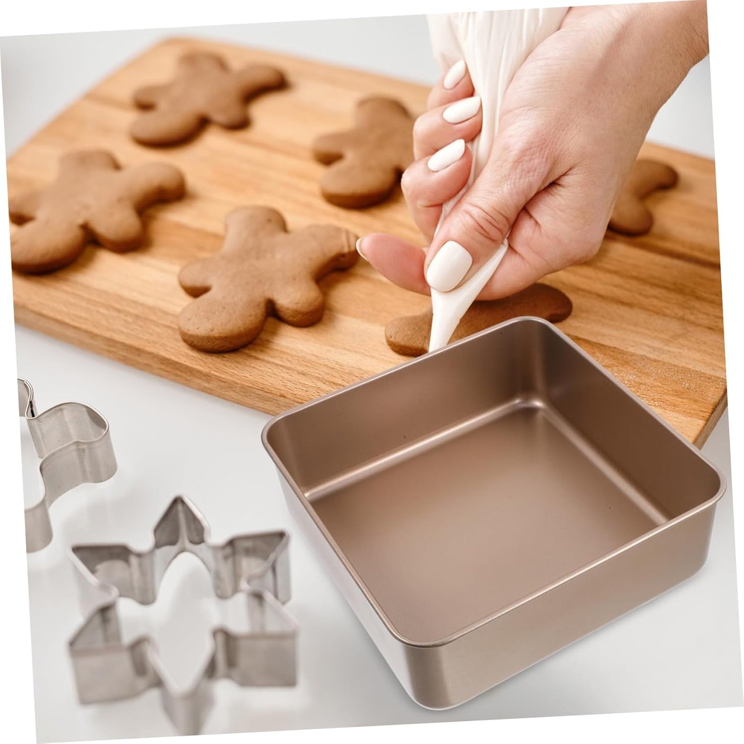 Non-Stick Baking Tray with Tall Edges - Versatile Kitchen Bakeware for Oven - Rectangle Pan by LABRIMP