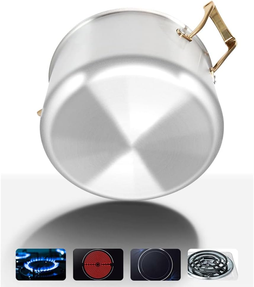 Non-Stick Cookware Set with Soup Pot, Milk Pot, Frying Pan, and More - Kitchen Cooking Pot Variety Pack