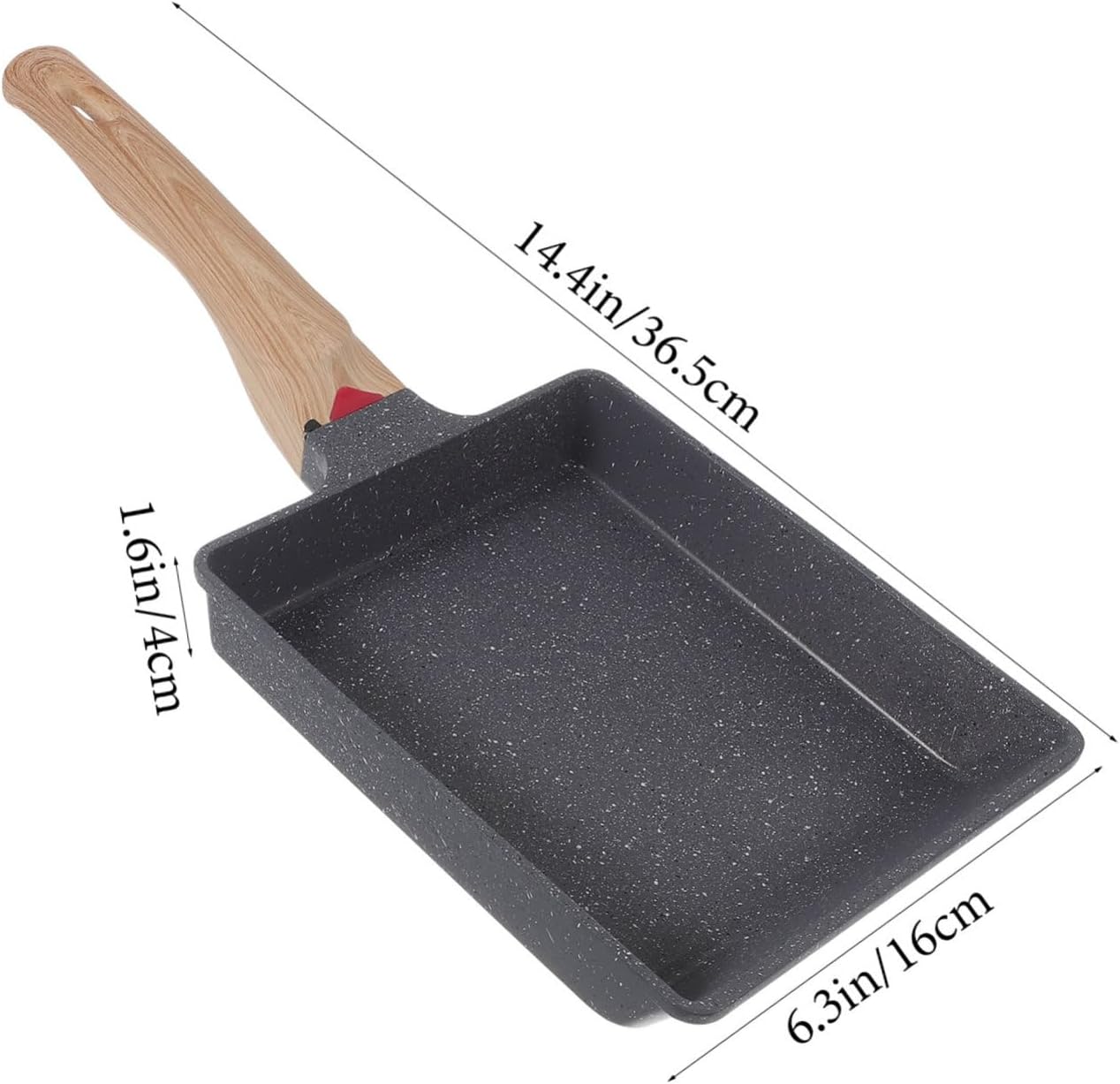 Non-Stick Egg and Steak Frying Pan Set with Ergonomic Handle for Multi-Function Cooking