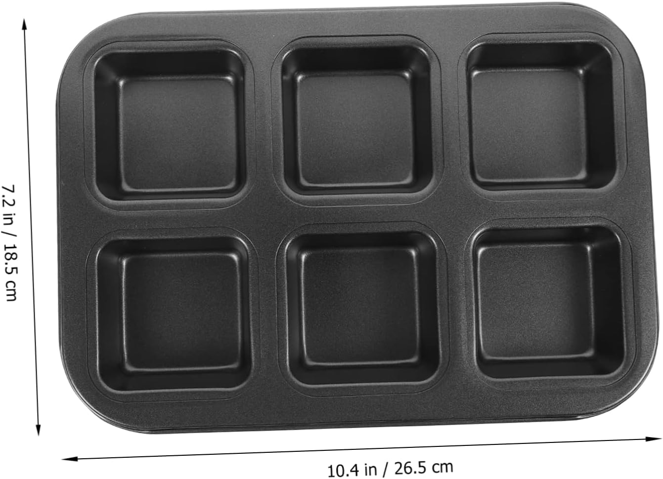 Non-Stick Square Baking Pan Set for Loaf, Muffins, Cheesecake, Bread, and More - Oven Safe Cake Pans with Roasting Dish and Grilling Platter
