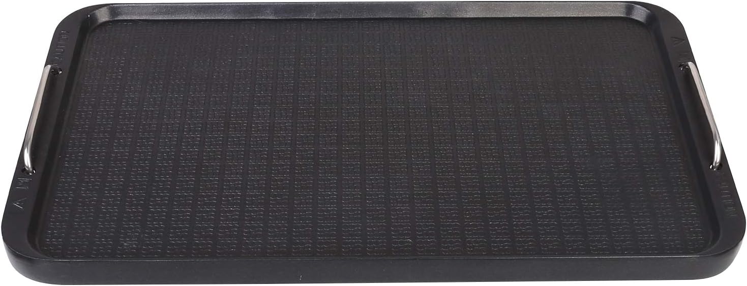 Non-Stick Stovetop Flat Top Griddle Grill Pan - 14.96" x 8.66" - Works with Power XL, Chefman, Cusimax - Aluminum - Dishwasher Safe