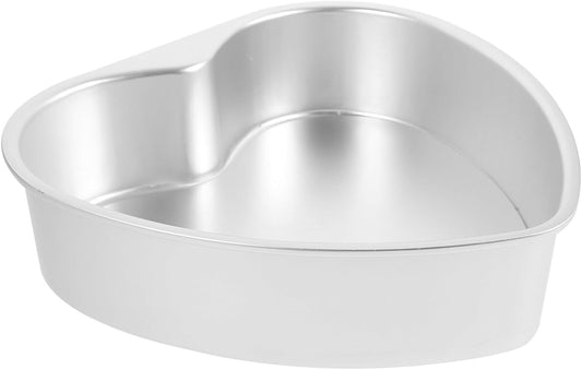 Nonstick 10-Inch Heart Shaped Cake Pan with Removable Bottom - DIY Baking Mold Tool for Heart Shape Cakes by Zerodeko