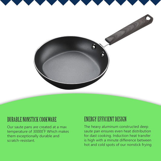 Nonstick 11 Inch Square Fry Pan for Classic Cooking - Not a Square Pan SP-1028, Gray